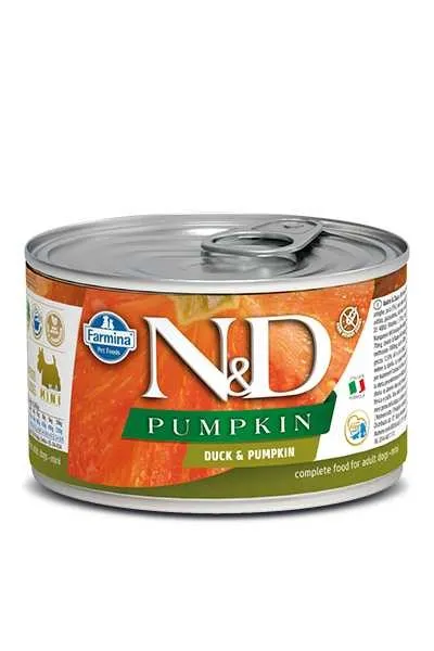 6/4.9 oz. Farmina Pumpkin Dog Duck, Pumpkin & Cantaloupe Mini - Health/First Aid